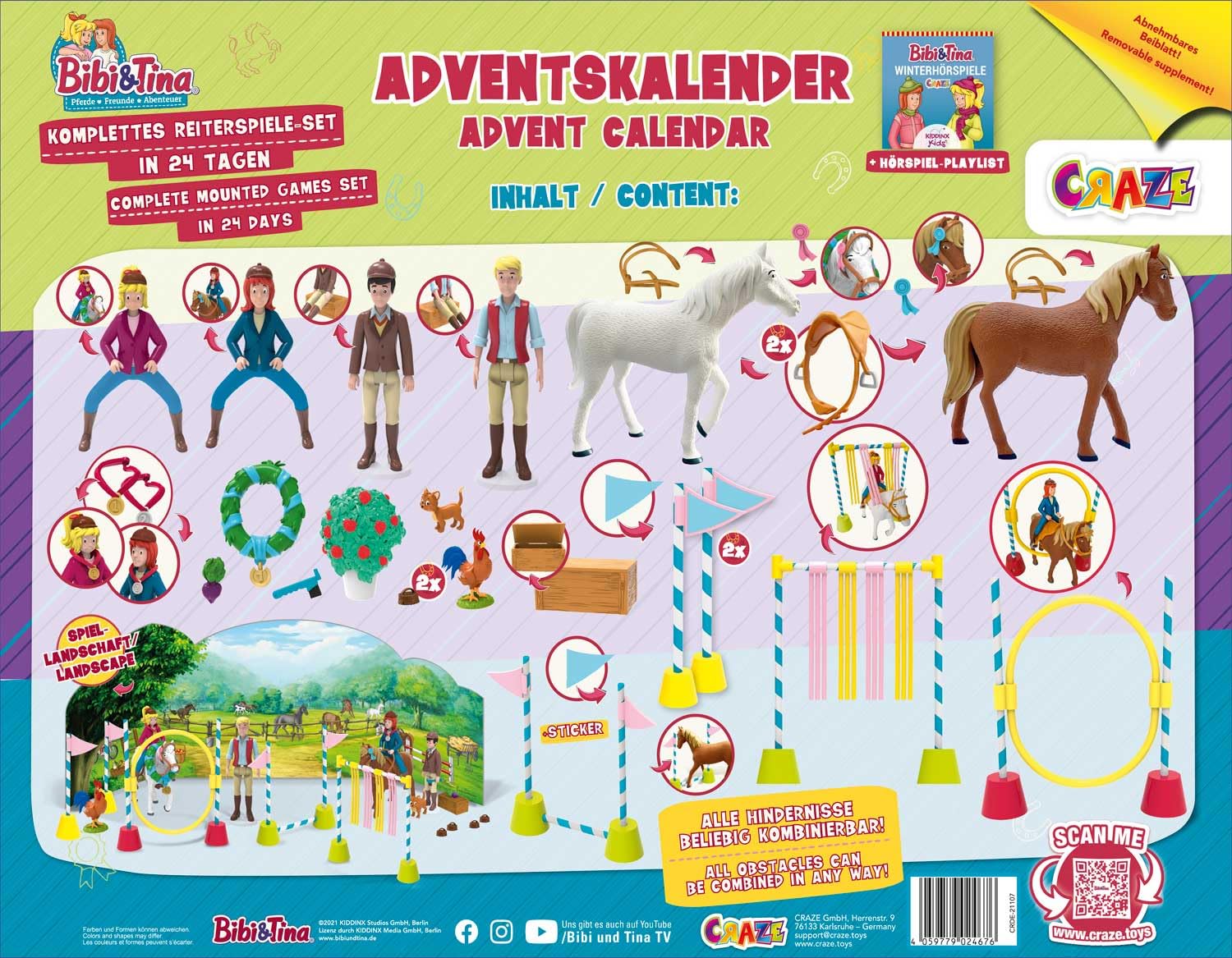craze-bibi-tina-adventskalender-mit-24-figuren image 2