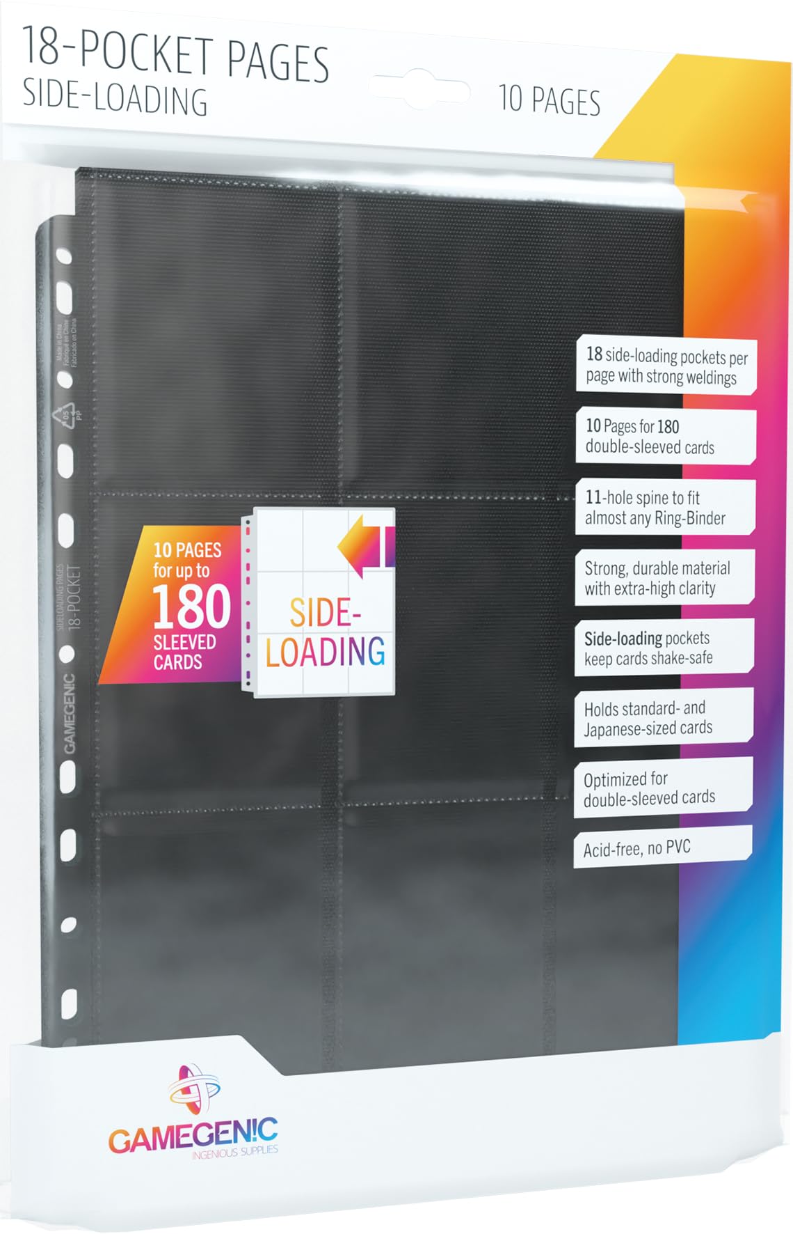 gamegenic-sideloading-18-pocket-pages-h-llen-schwarz-10er image 1