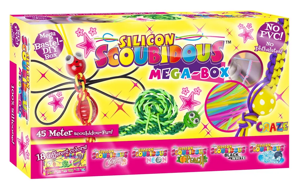 craze-diamondz-silicon-scoubidous-mega-box-45m-kn-pfb-nder image 1