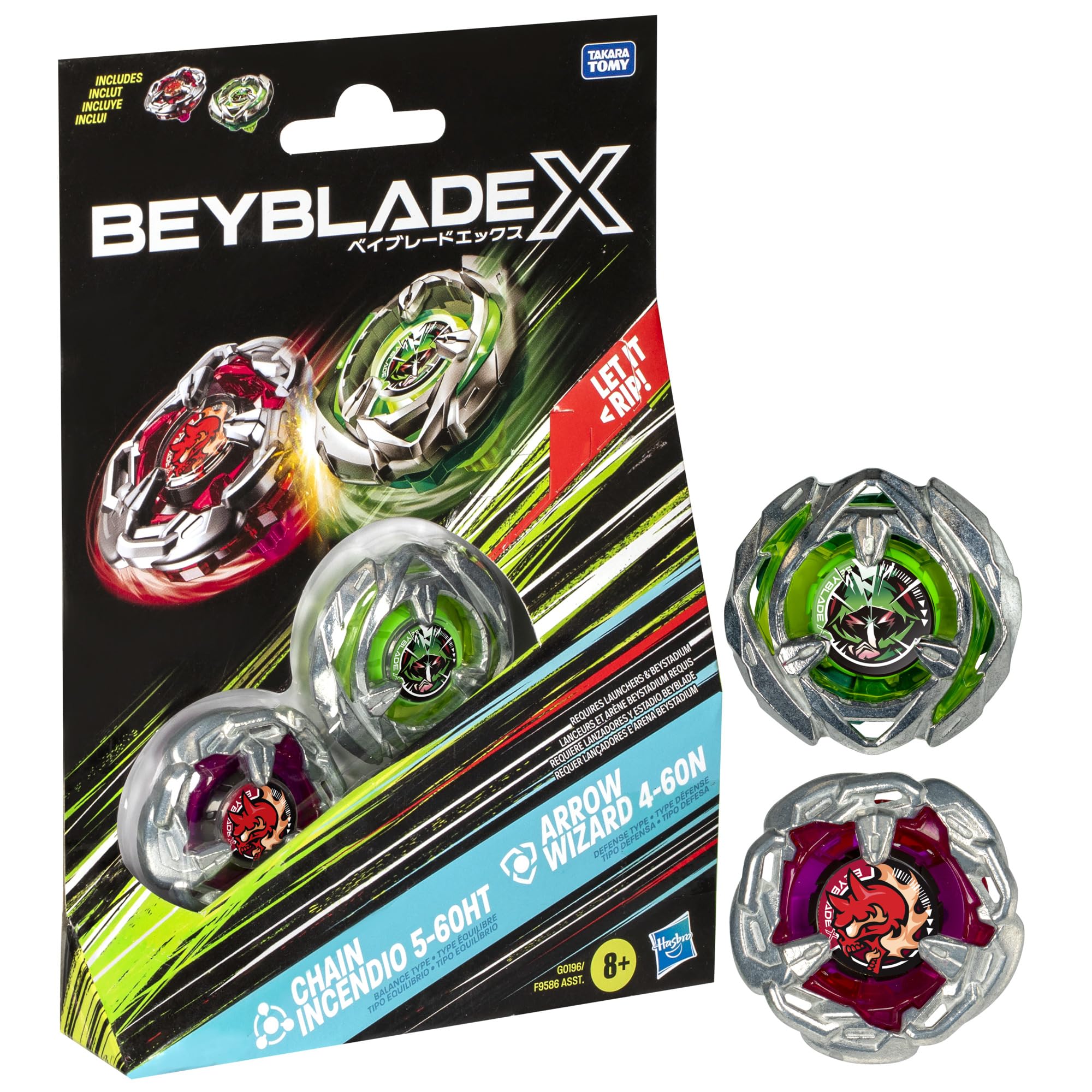 beyblade-x-chain-incendio-arrow-wizard-dual-pack-kreisel image 1