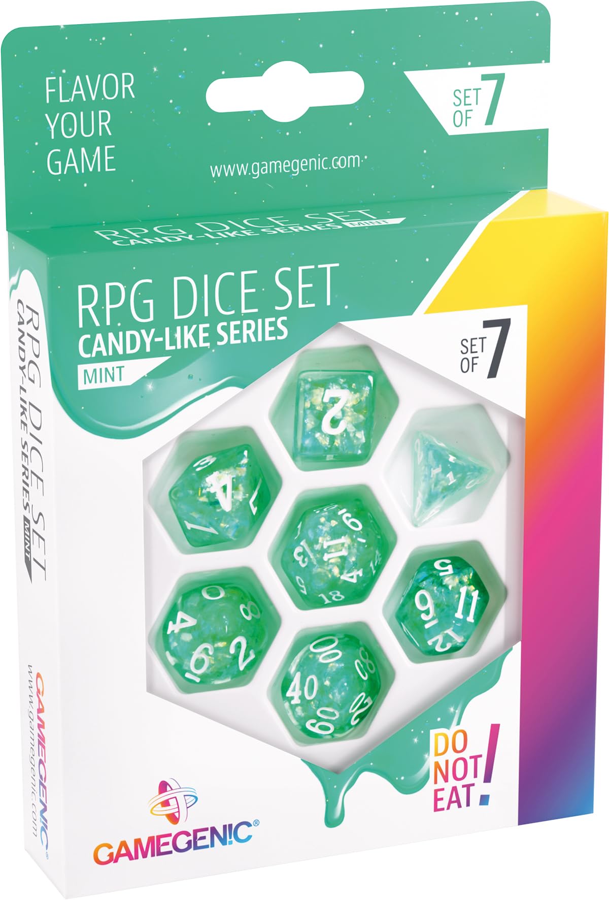 gamegenic-candy-like-mint-rpg-dice-set-7-w-rfel image 1