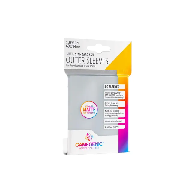 gamegenic-outer-sleeves-kartenh-llen-matt-standard-50-st-ck image 1