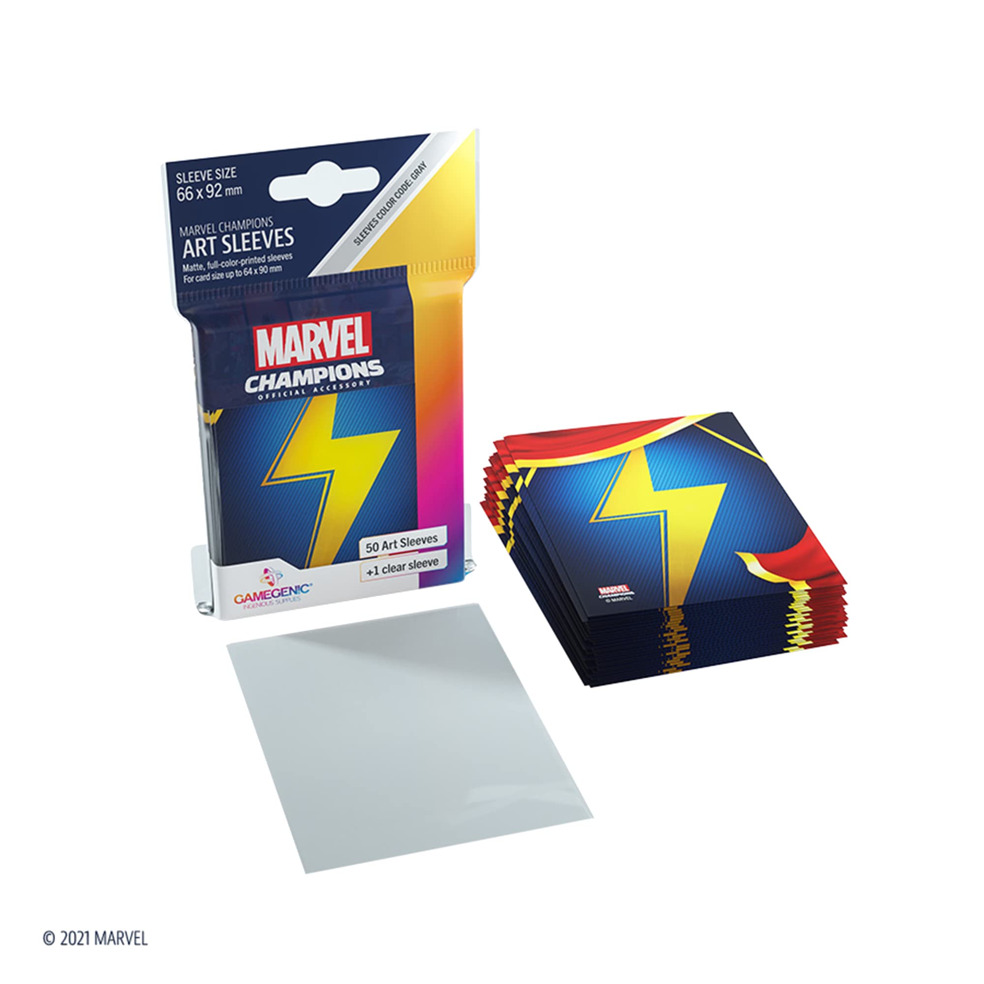 gamegenic-marvel-champions-ms-marvel-sleeves-50-kartenh-llen image 2