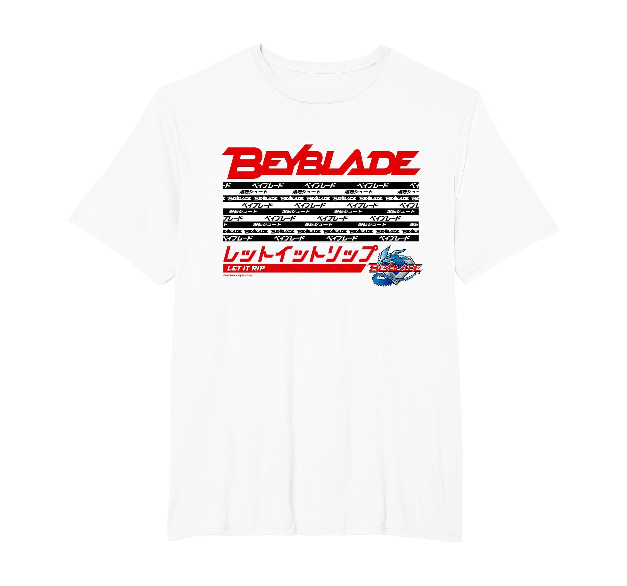 beyblade-let-it-rip-t-shirt-spruch-herren-damen image 3