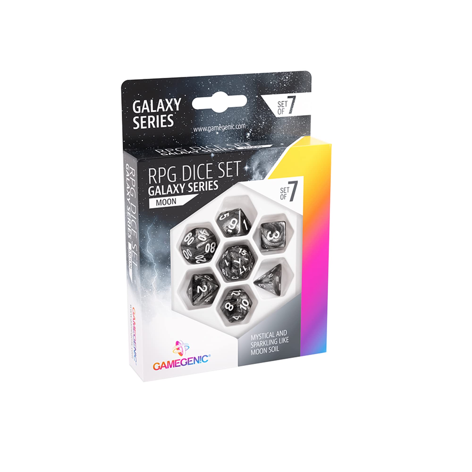gamegenic-galaxy-moon-rpg-dice-set-7-w-rfel-resin image 2