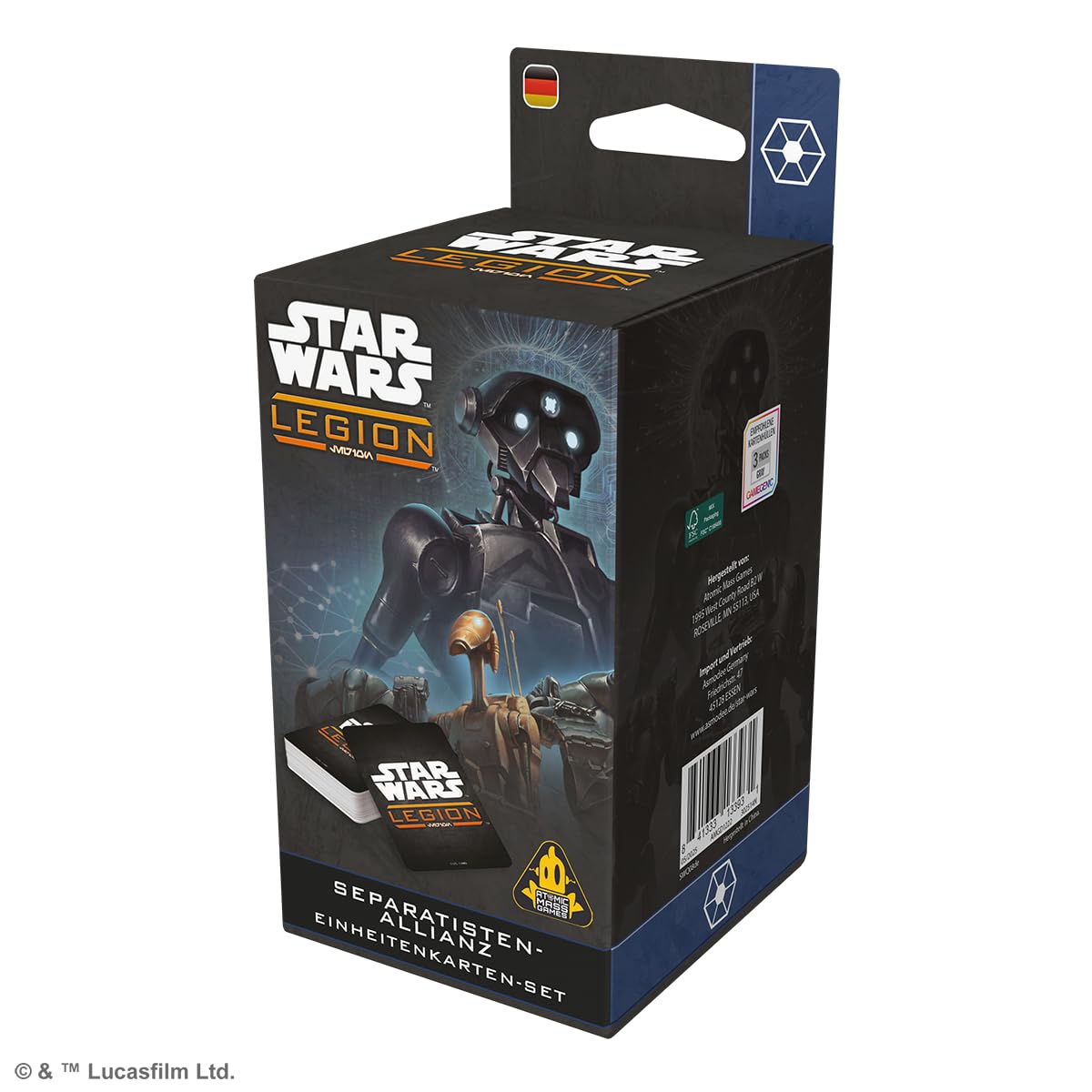 star-wars-legion-separatisten-einheitenkarten-set-155-karten image 3