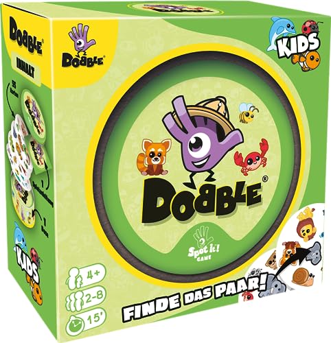asmodee-dobble-kids-kartenspiel-eco-sleeves-tiermotive image 8