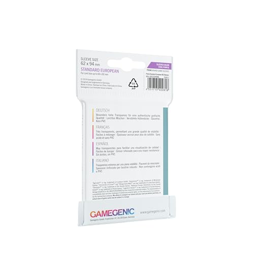 gamegenic-prime-standard-european-sleeves-50-transparent image 4