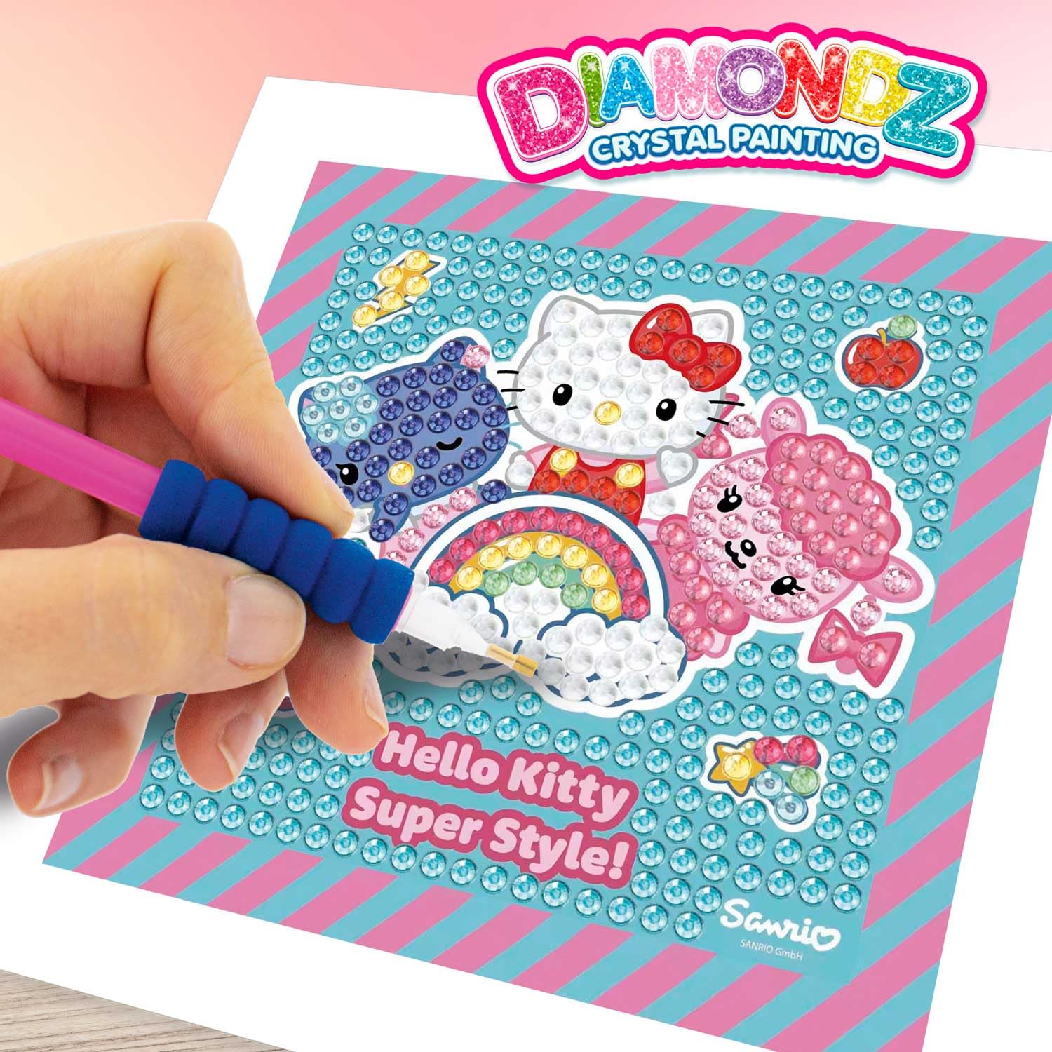 craze-diamondz-hello-kitty-diamond-painting-set-15x15-mit-rahmen image 6