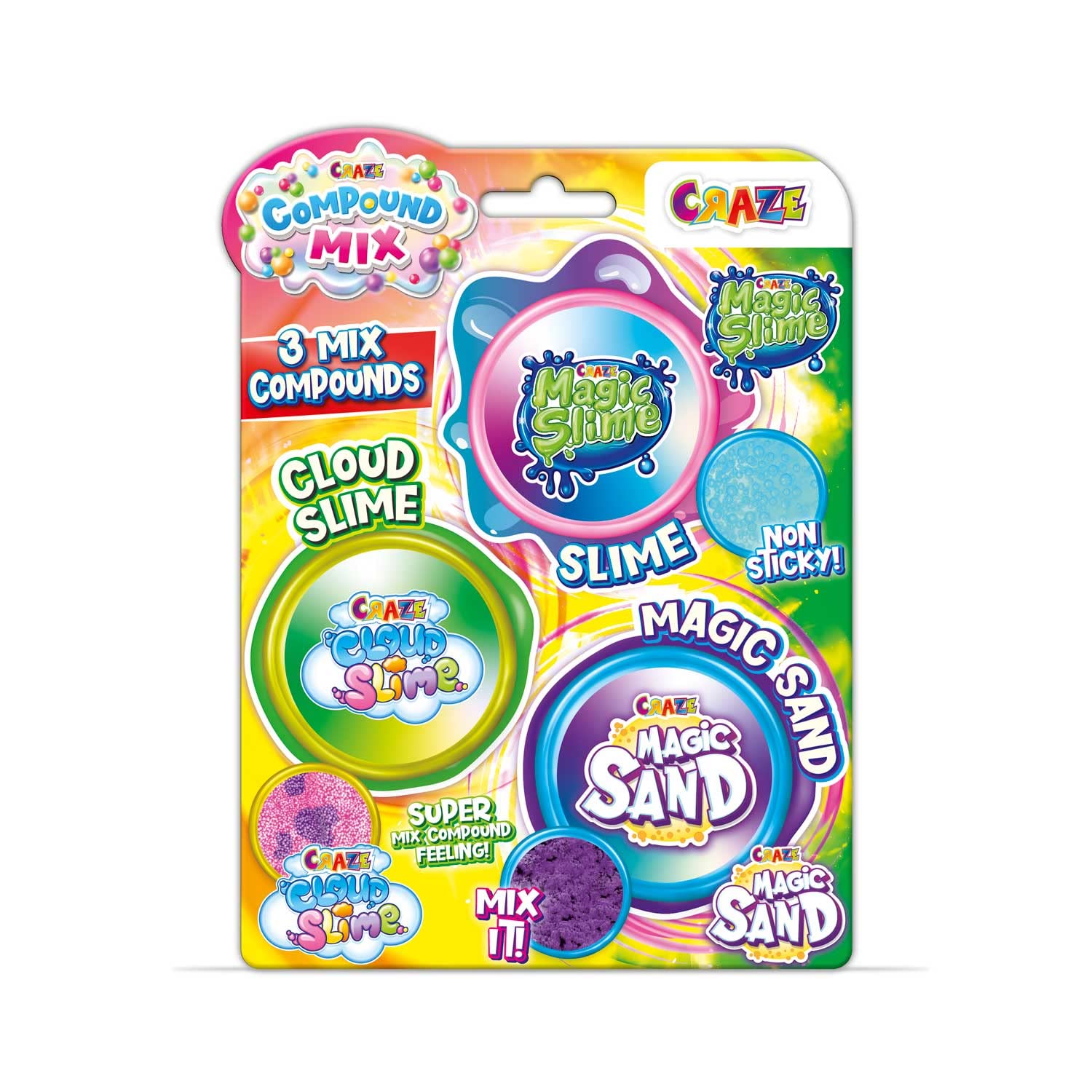 craze-magic-dough-mix-compound-set-knetsand-slime-3-tlg image 2