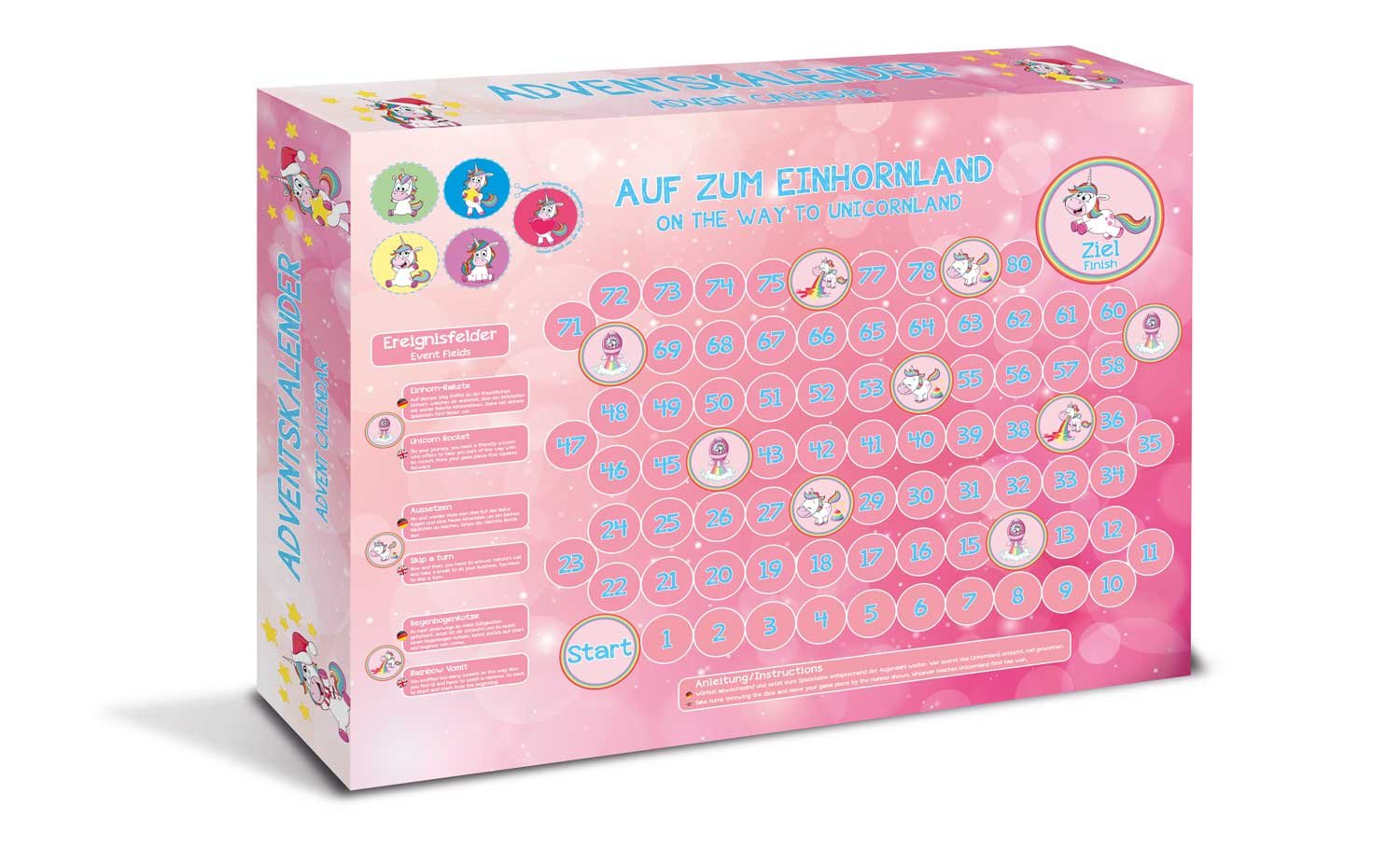 craze-unicorn-einhorn-adventskalender-f-r-kinder-rosa-24-teile image 3