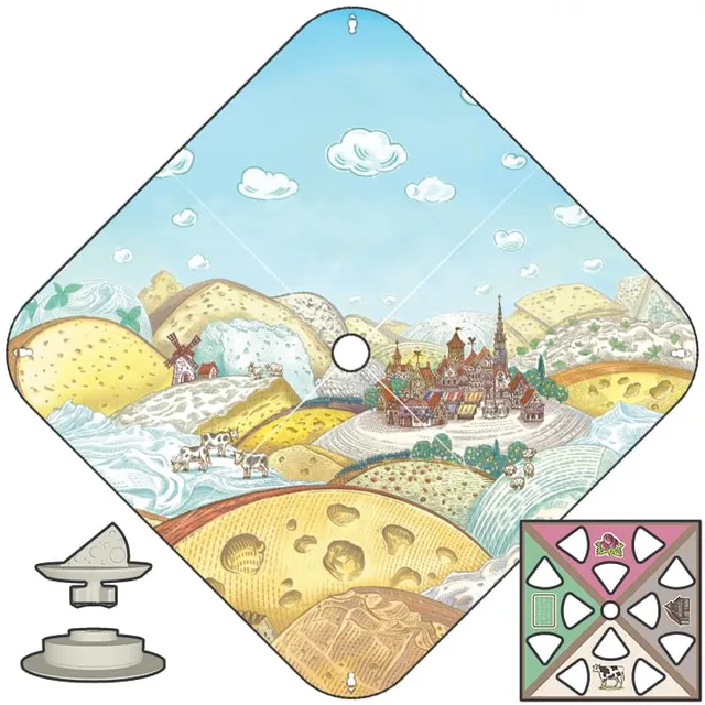 fromage-deluxe-upgrade-lazy-susan-kennerspiel-erweiterung image 1