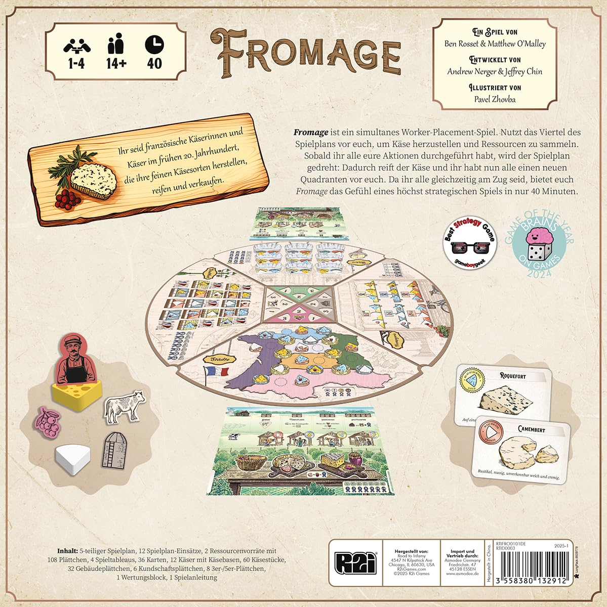 road-to-infamy-fromage-kennerspiel-worker-placement-deutsch image 4