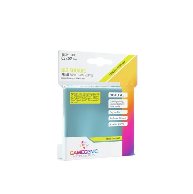 gamegenic-prime-big-square-sleeves-82x82-transparent-50-st-ck image 1