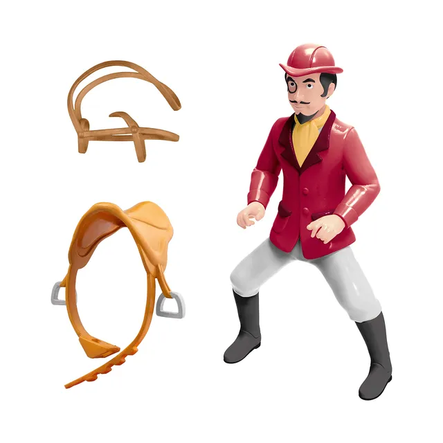 craze-galupy-bibi-und-tina-spielfigur-graf-falkenstein-reitend image 1