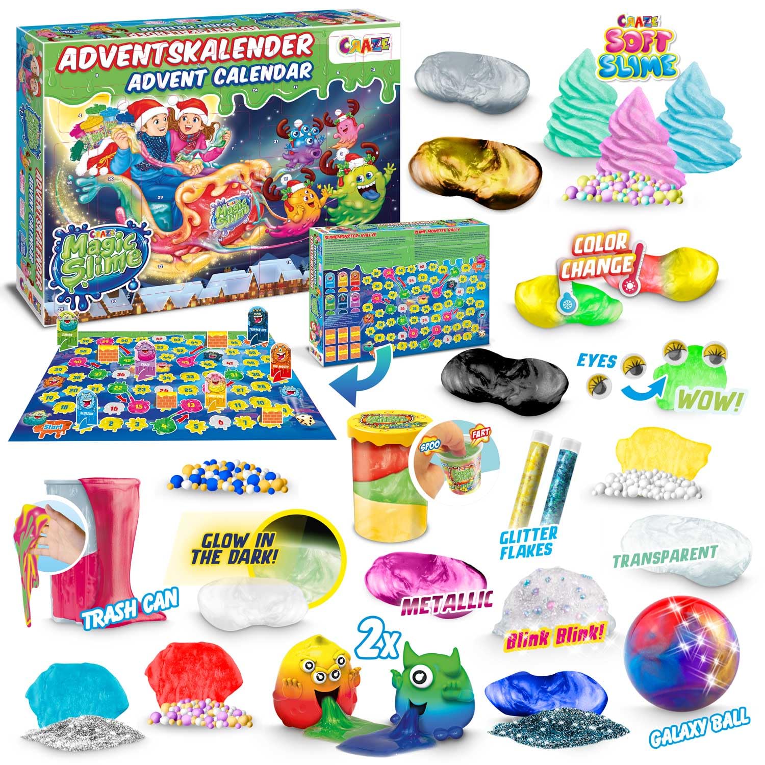 craze-magic-slime-adventskalender-24-schleim-set image 2