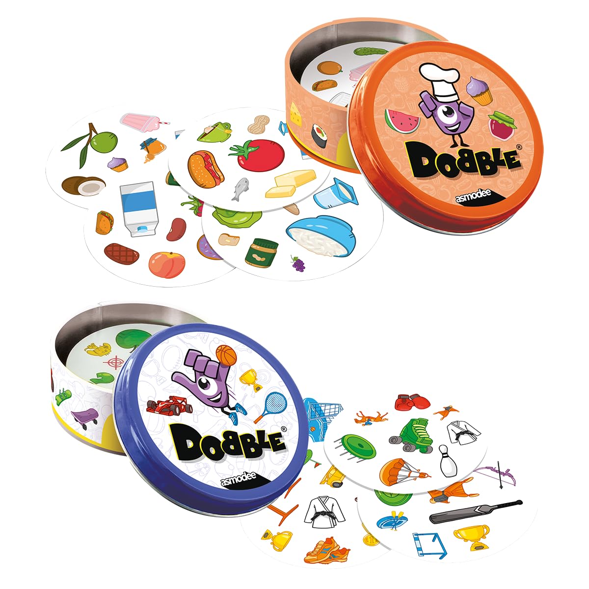 asmodee-dobble-superpack-kartenspiel-sports-gourmet-2er-set image 6