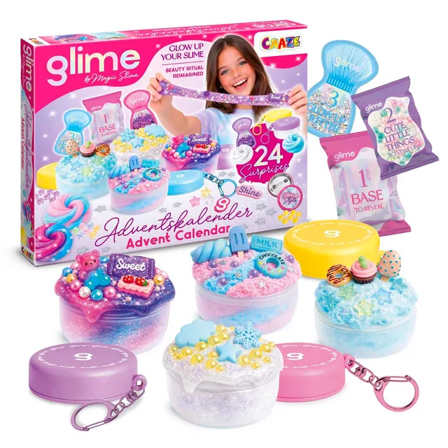 craze-magic-dough-glime-adventskalender-2026-slime-24-t-rchen image 1