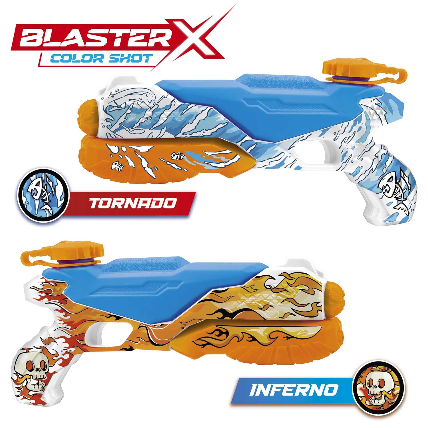 craze-blaster-x-wasserpistole-medium-30cm-mit-farbtabletten image 3