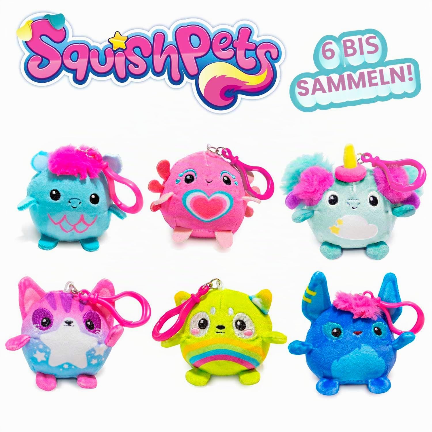 craze-squishpets-flapper-axolotl-pl-sch-schl-sselanh-nger-6cm image 2