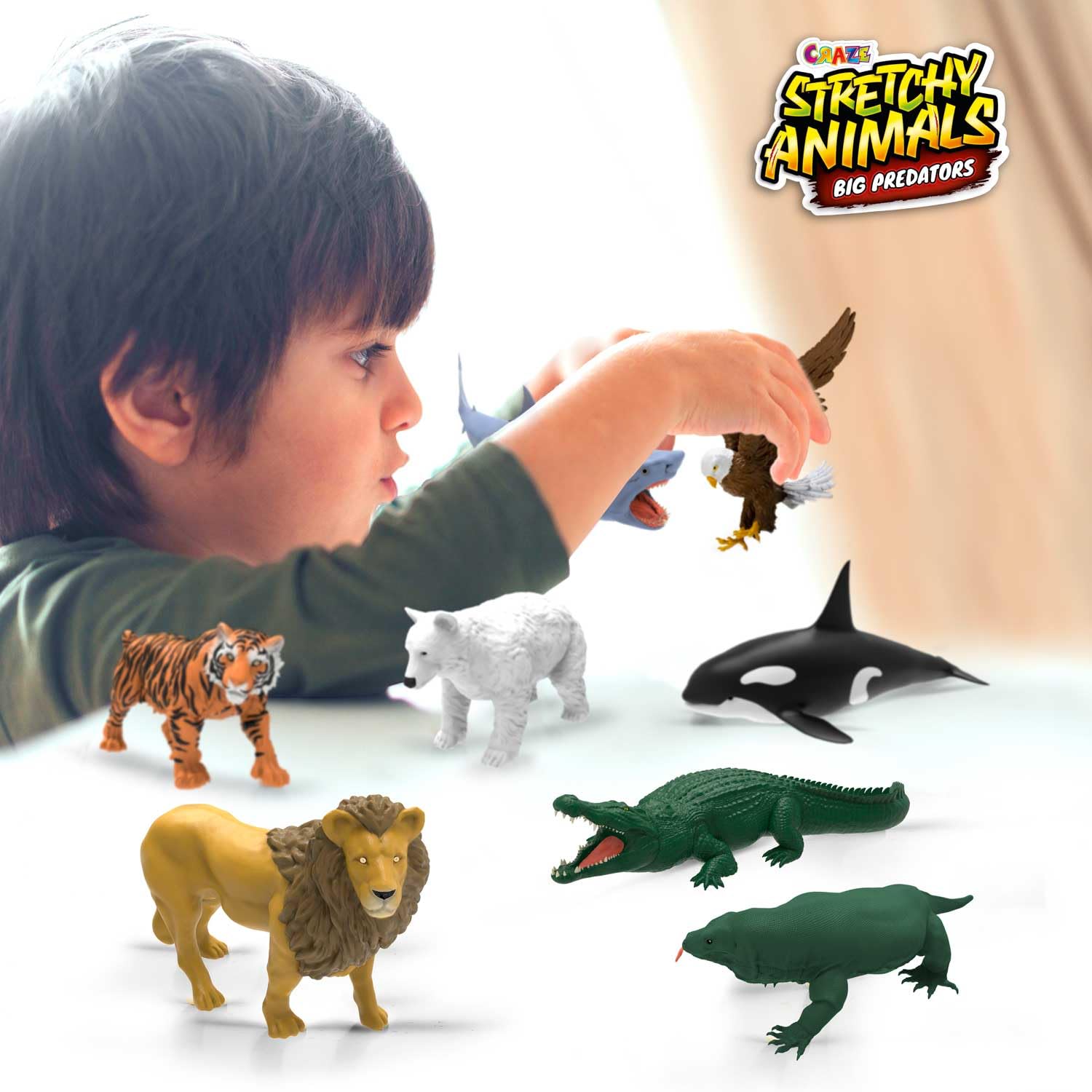 craze-stretchy-animals-big-predators-jumbo-gummitier-raubtiere image 5