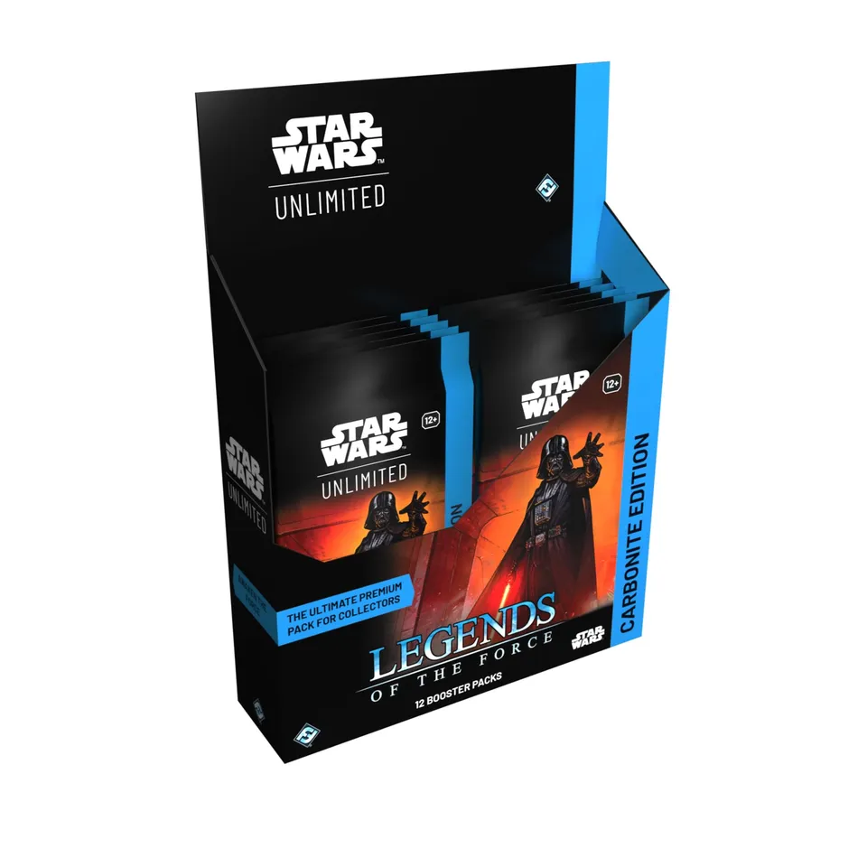 asmodee-star-wars-unlimited-legends-of-the-force-kartenspiel-carbonite-12-booste image 1