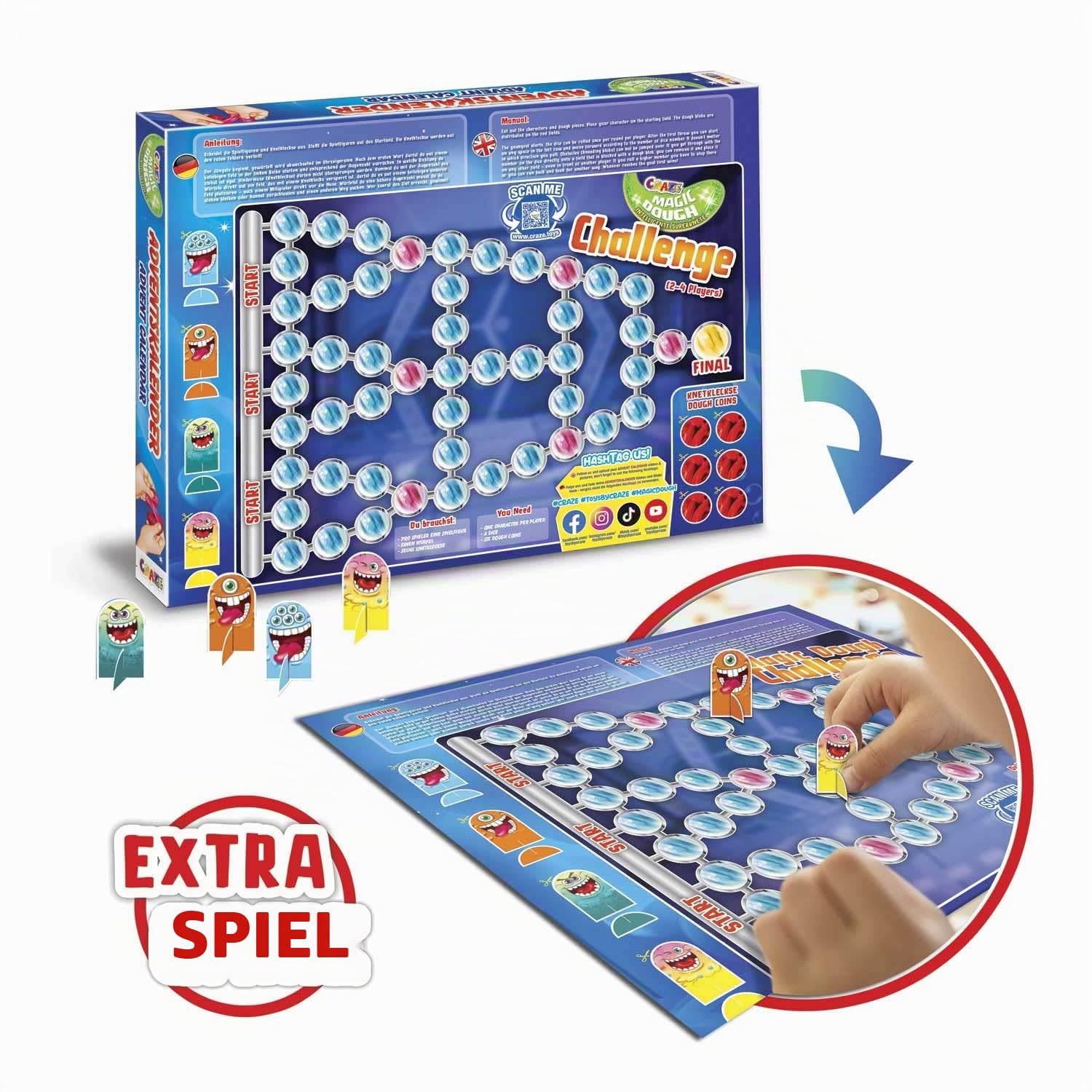 craze-magic-dough-adventskalender-kinder-24-t-rchen-knete image 6