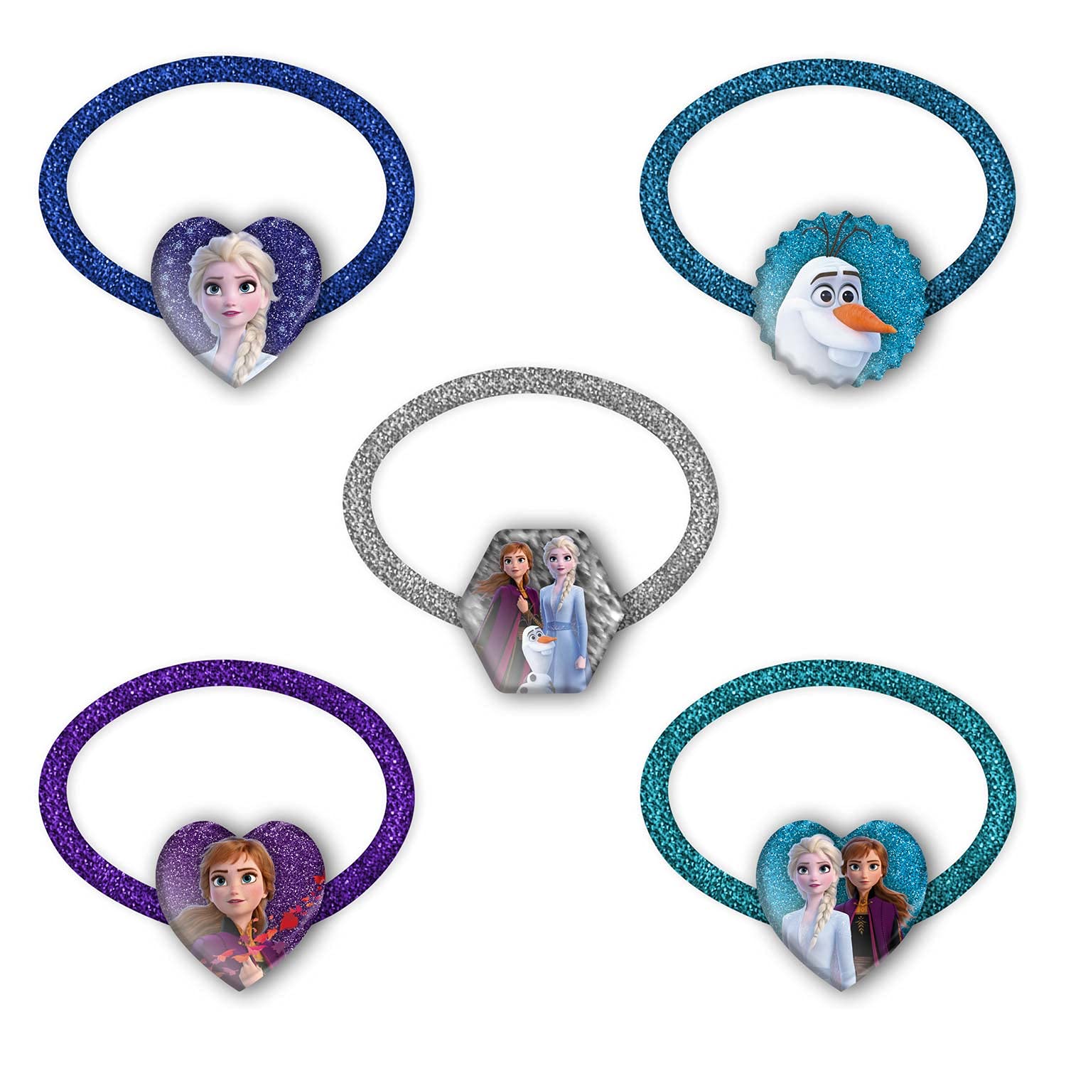 craze-frozen-ii-haargummis-5er-set-kinderschmuck image 4