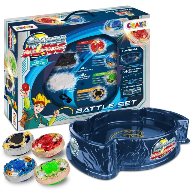 craze-blade-evolution-kampfkreisel-4er-battle-set-metall-arena image 1