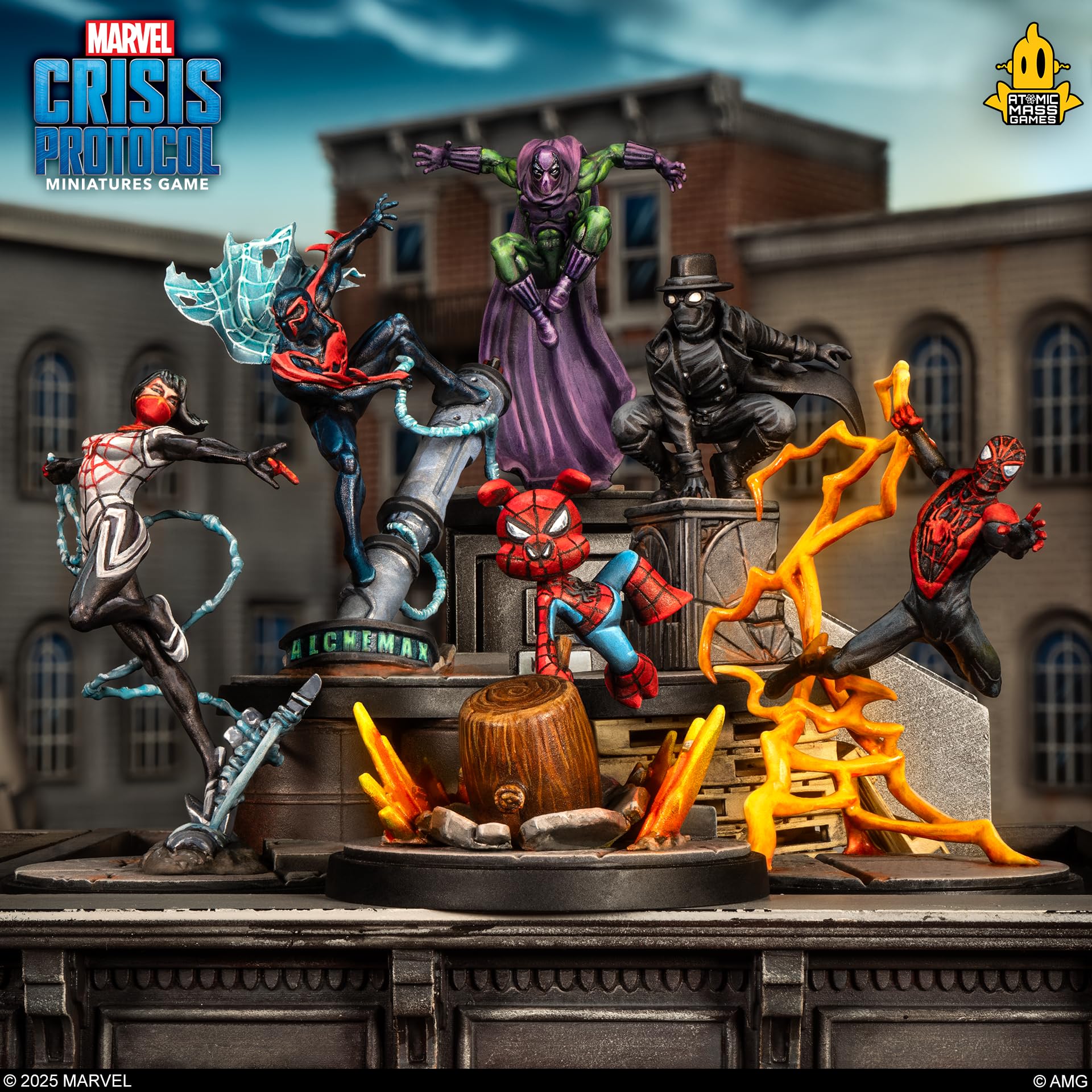 marvel-crisis-protocol-silk-spider-ham-spider-man-noir-pack image 4