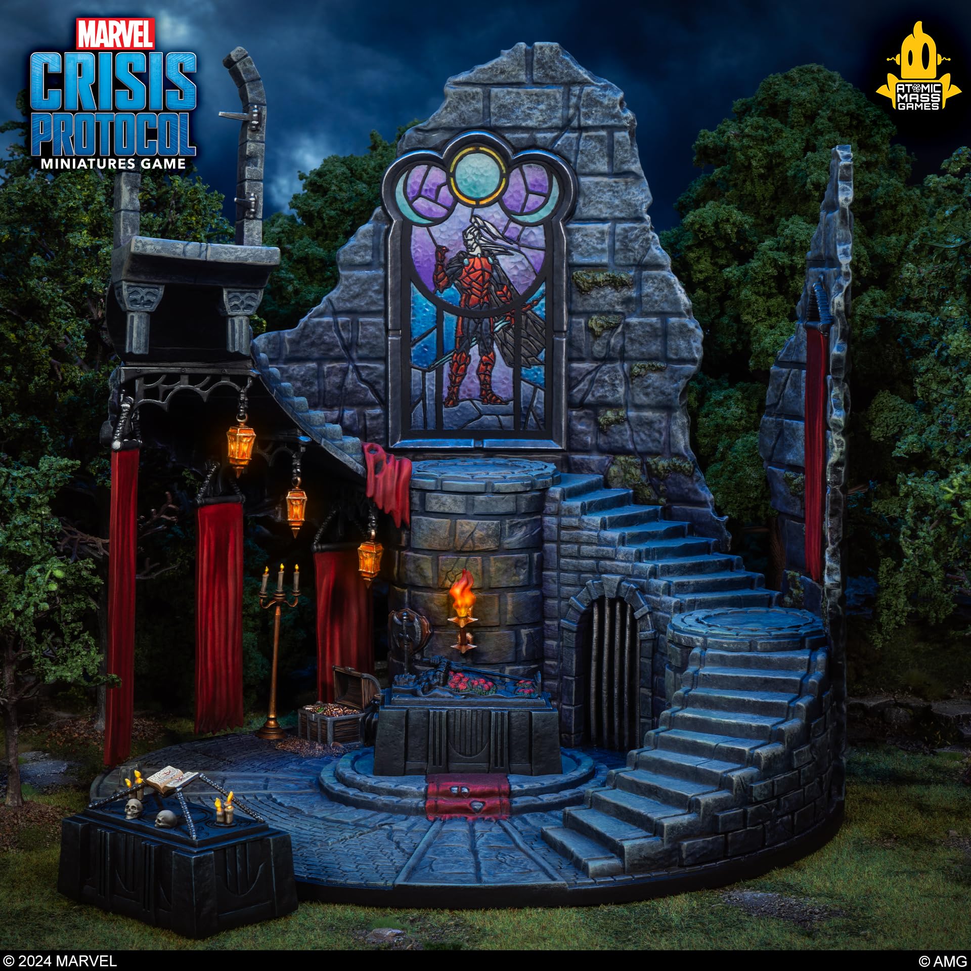 marvel-crisis-protocol-tomb-of-dracula-terrain-pack-gel-nde image 5