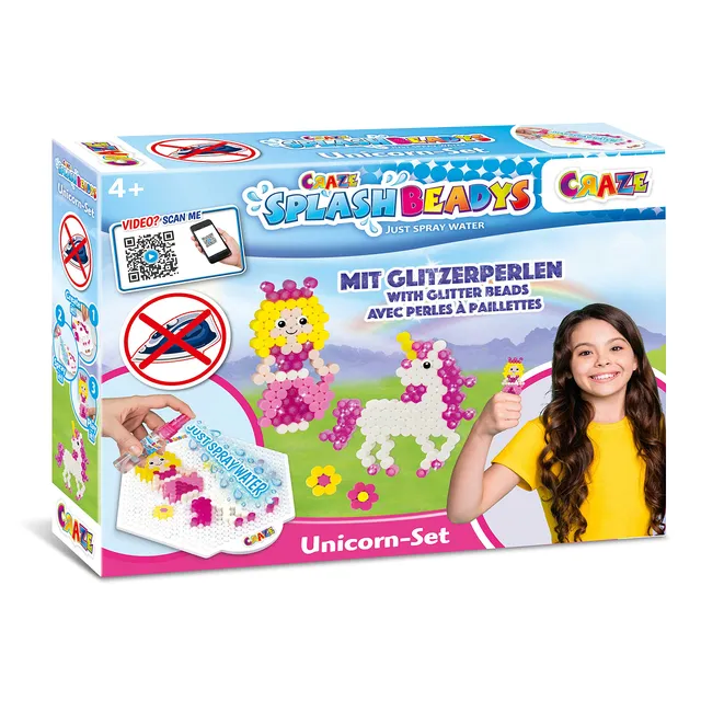 craze-splash-beadys-unicorn-b-gelperlen-bastelset image 1