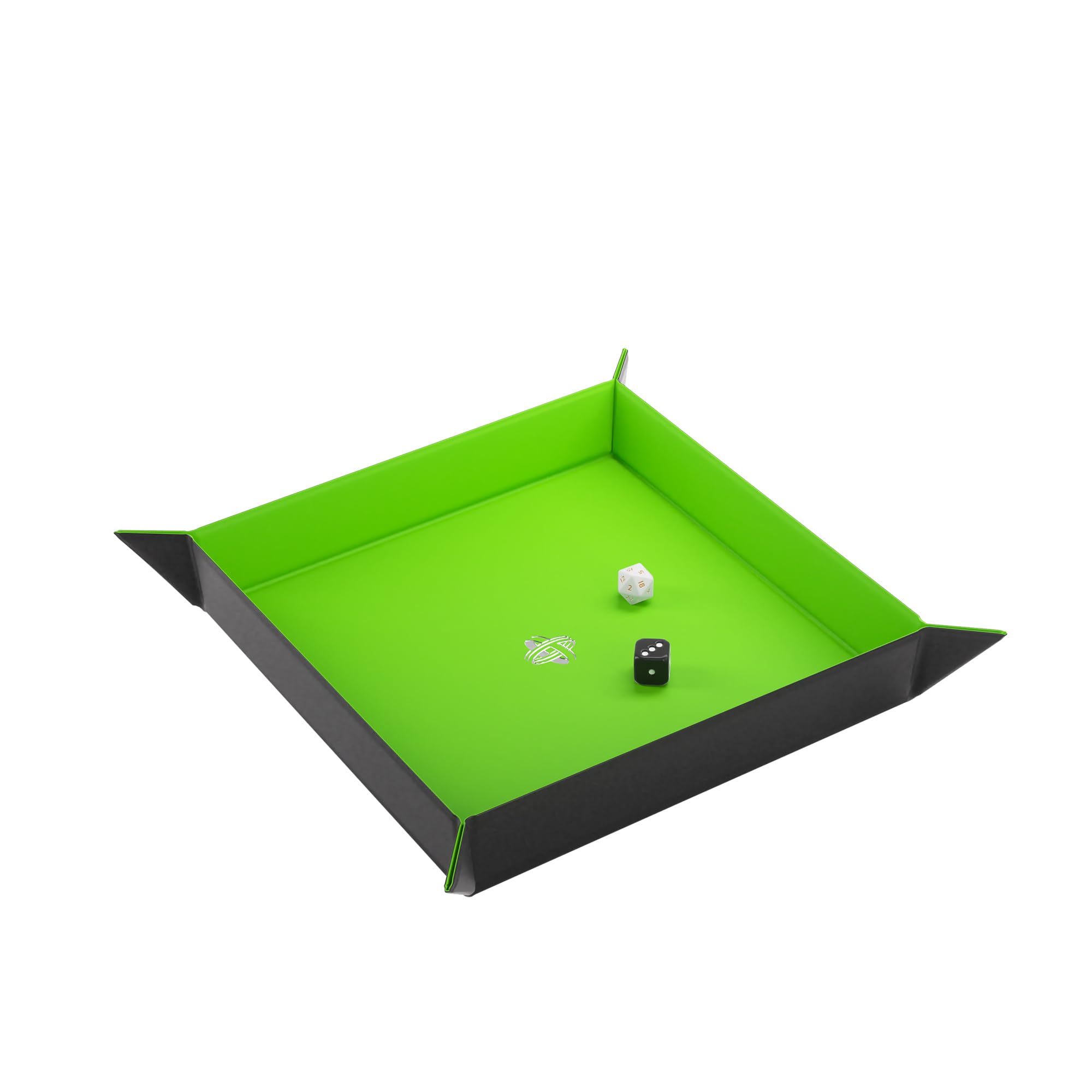 gamegenic-magnetic-dice-tray-square-w-rfelschale-schwarz-gr-n-magnetisch image 3