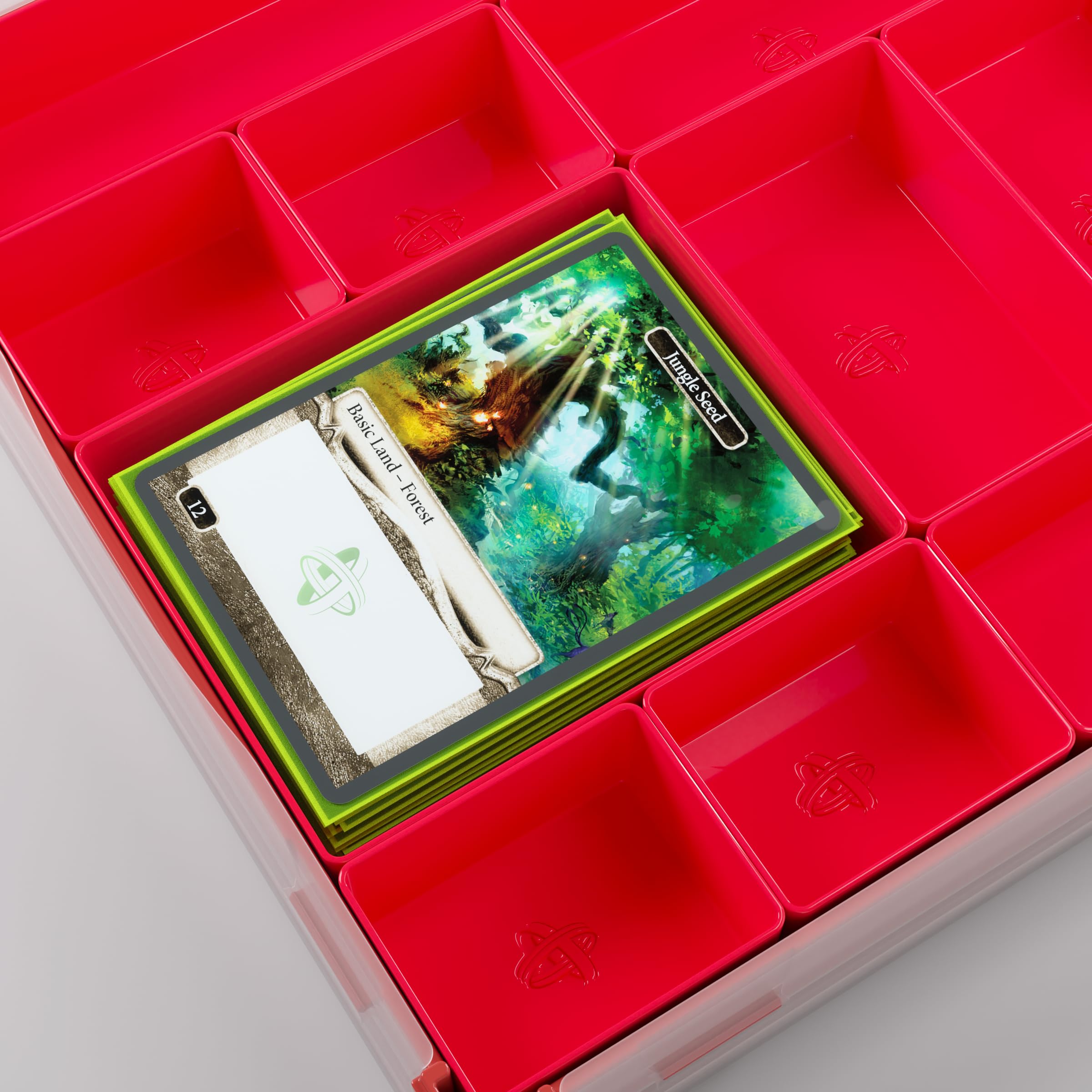 gamegenic-token-silo-xl-aufbewahrungsbox-rot-15-f-cher image 5