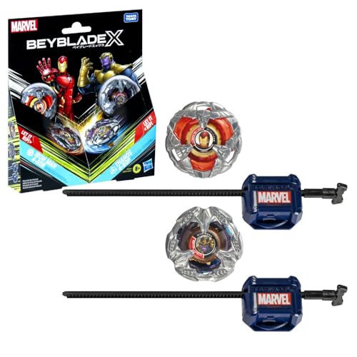 beyblade-x-marvel-iron-man-vs-thanos-multipack-2-kreisel-set image 8