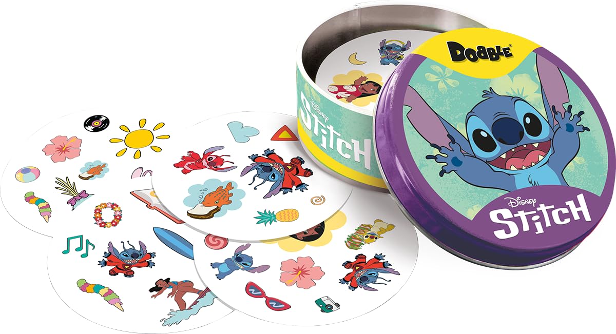dobble-disney-stitch-kartenspiel-metalldose-ab-6-jahren image 6