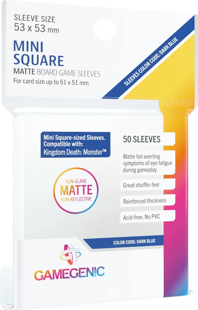 gamegenic-matte-mini-square-sleeves-53x53-50-st-ck-matt image 1