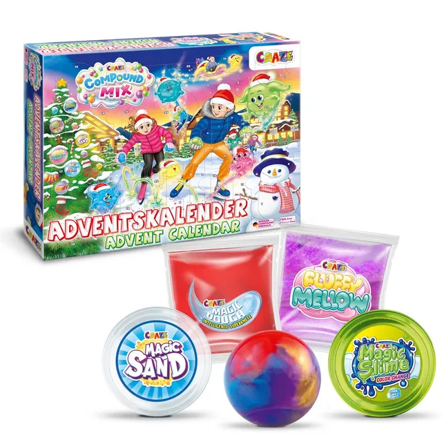 craze-magic-dough-mix-compound-adventskalender-24-t-rchen-knete image 1
