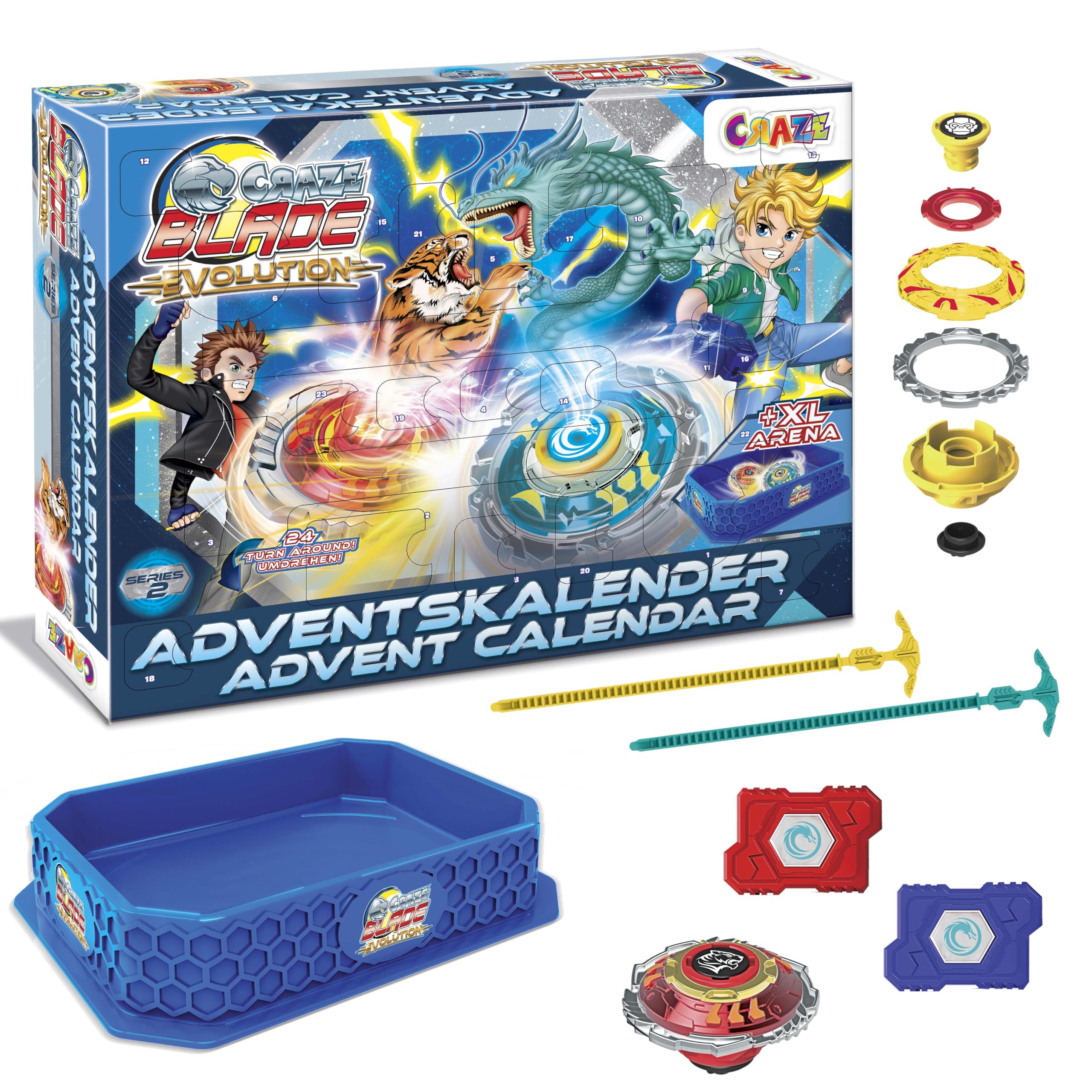 craze-blade-adventskalender-2026-kampfkreisel-arena-starter image 1