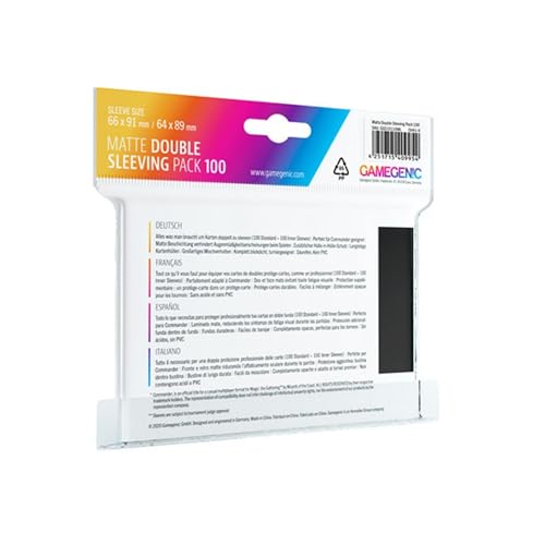 gamegenic-matte-double-sleeving-pack-100-schwarz-zubeh-r image 7