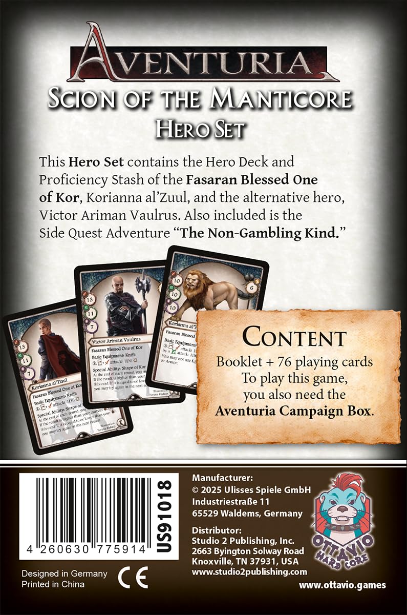 asmodee-ottavio-aventuria-scion-of-the-manticore-heldenset-englisch image 4