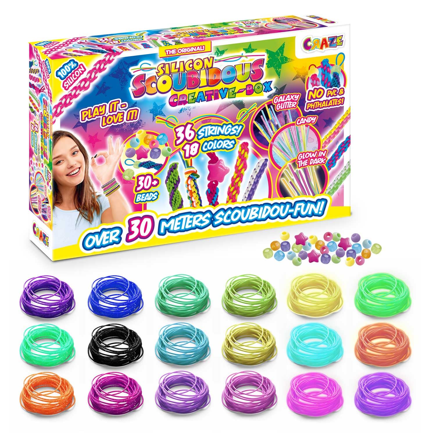 craze-scoubidou-b-nder-set-xxl-14-silikonb-nder-bastelset image 7