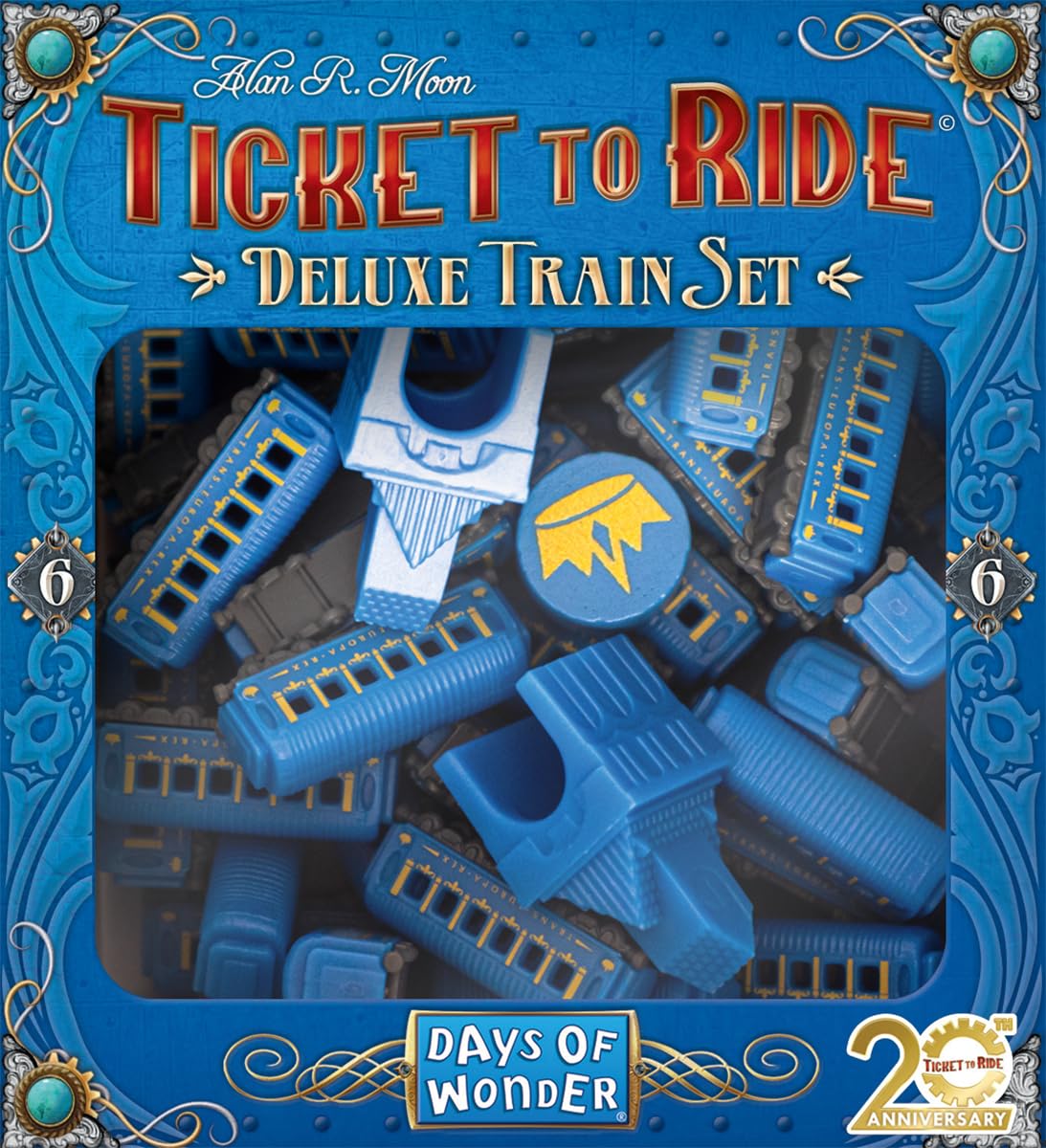 days-of-wonder-zug-um-zug-deluxe-train-sets-spielfiguren-blau image 2
