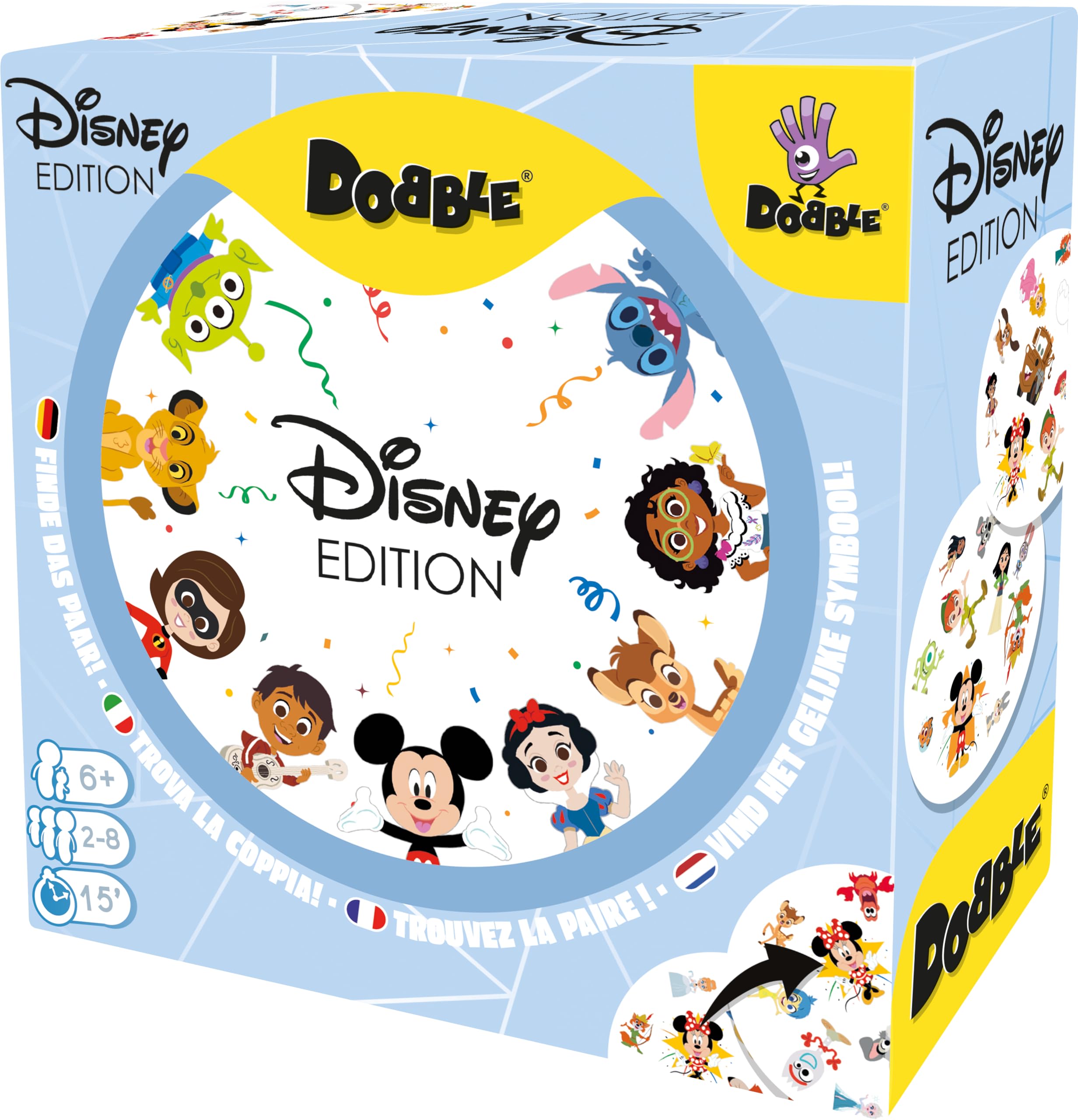 asmodee-dobble-disney-kartenspiel-2-8-spieler-ab-6-jahren image 6