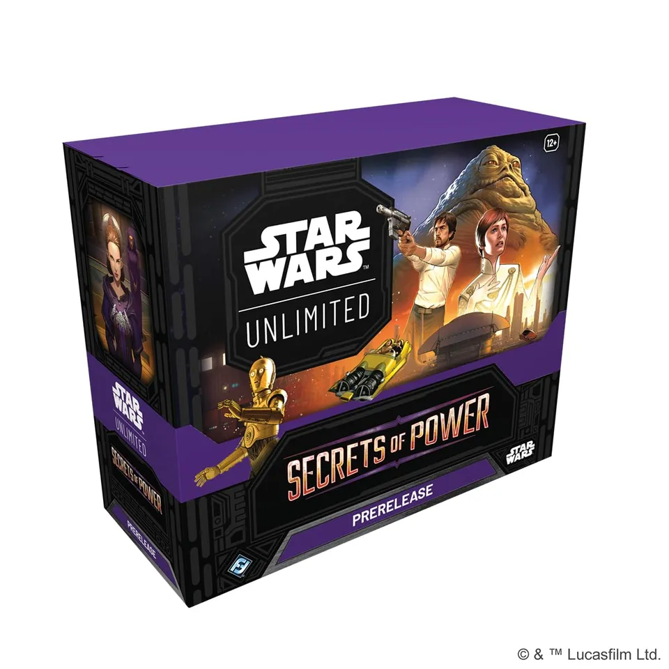 star-wars-unlimited-secrets-of-power-pre-release-box-6-booster image 1