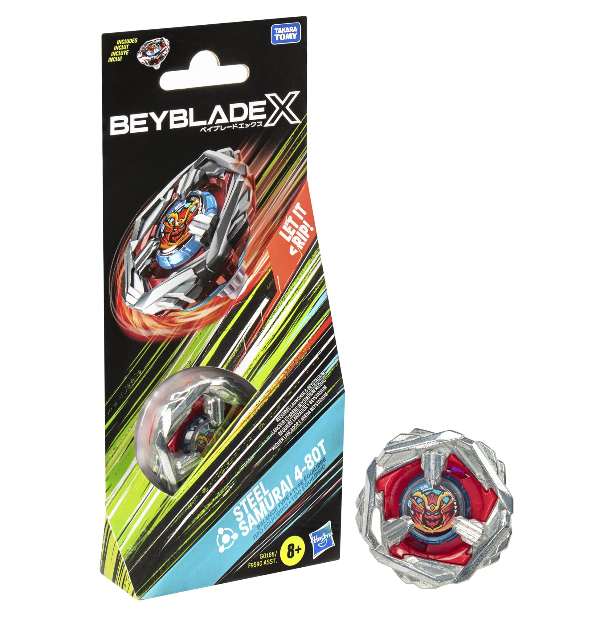 beyblade-x-stahl-samurai-4-80t-booster-pack-balance-kreisel-g0188 image 1