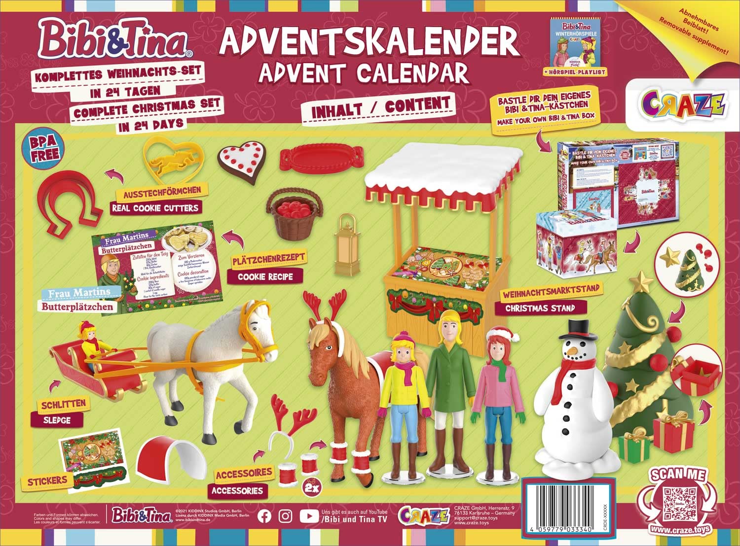 craze-bibi-tina-adventskalender-weihnachtsmarkt-24-teilig-ab-3-jahren image 2