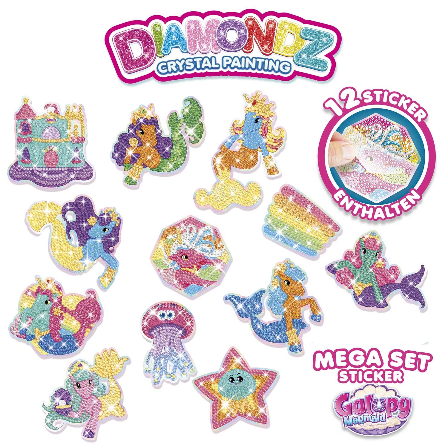 craze-diamondz-galupy-mermaid-sticker-diamond-painting image 2