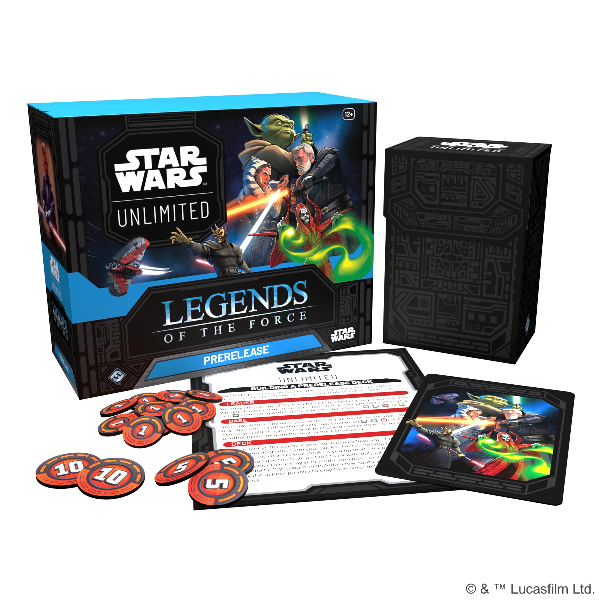 star-wars-unlimited-legends-of-the-force-pre-release-box-kartenspiel-englisch image 2
