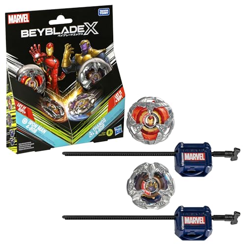 beyblade-x-marvel-iron-man-4-80b-vs-thanos-4-60b-multipack image 6